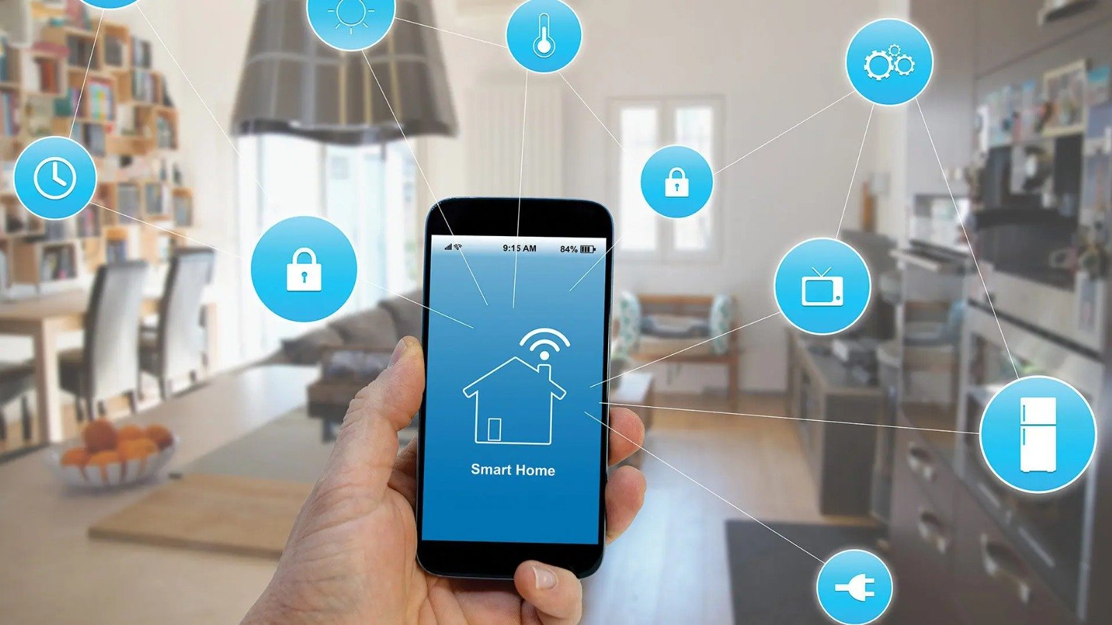 Smart home automation system with automated lighting and climate control